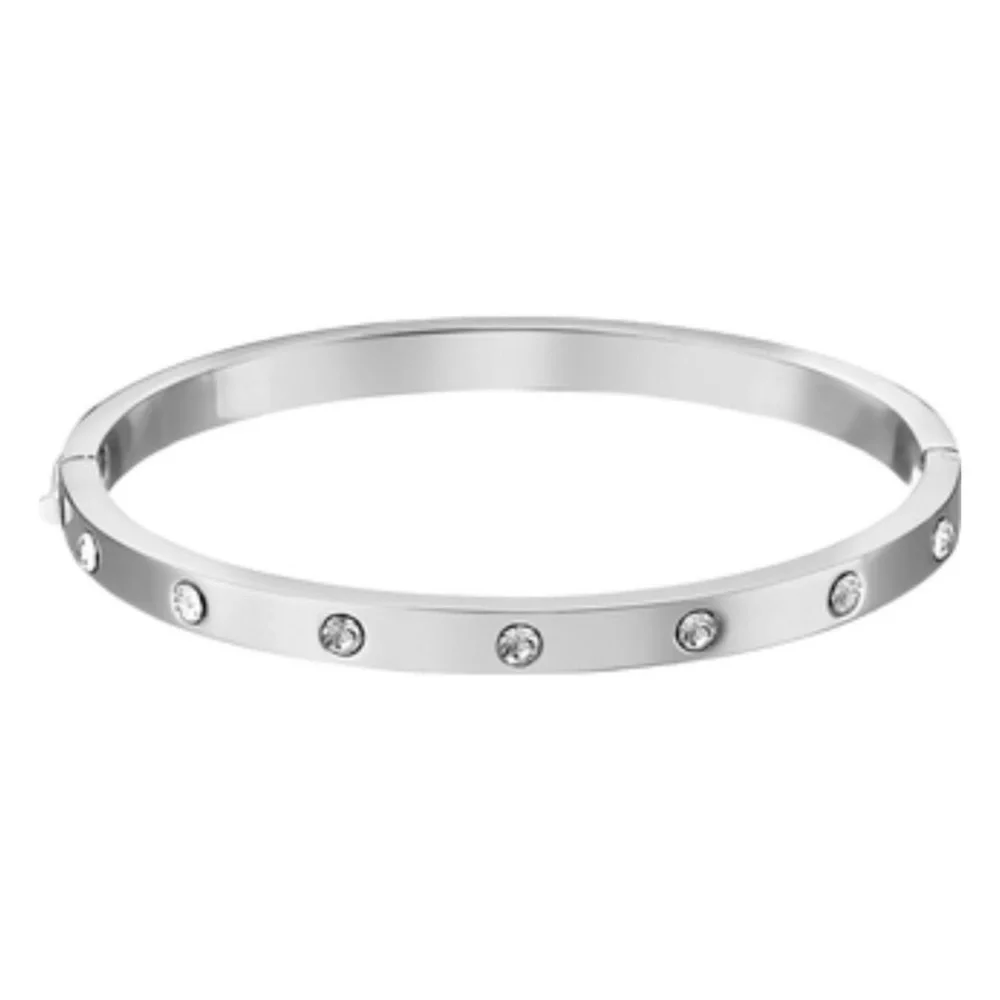 KATE SPADE • Silver Set In Stone Bangle Bracelet - Picture 1 of 9